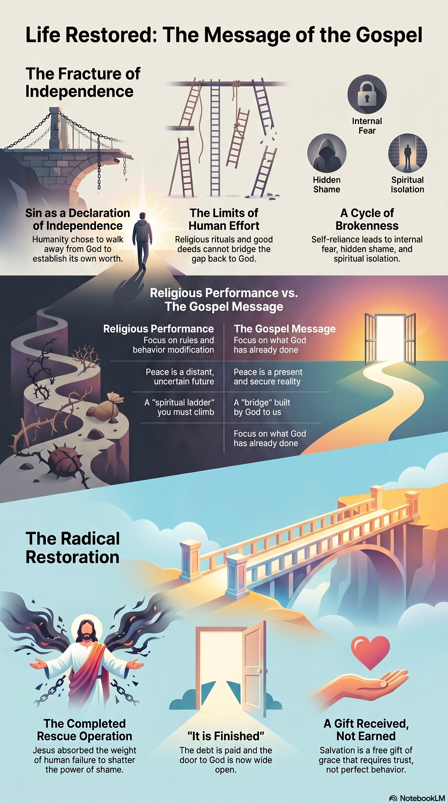 Life Restored: The Message of the Gospel Diagram